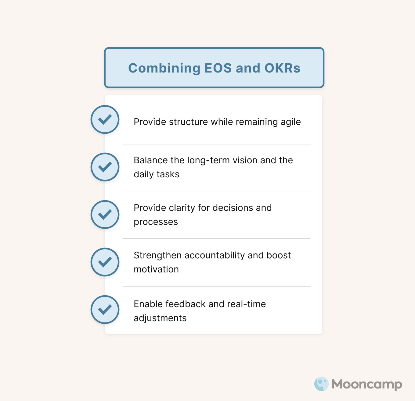 The benefits of combining EOS and OKR 