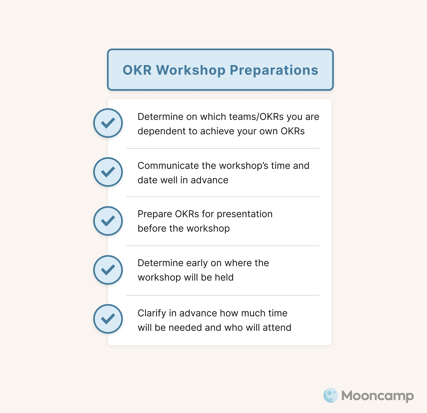 OKR workshop preparation